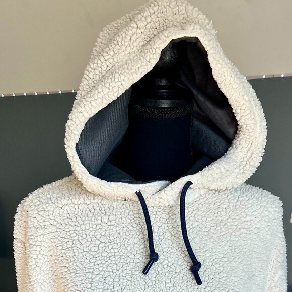 CHUBBIES - SHERPA SNOW DAY HOODIE - CREAM, SIZE M - Picture 2 of 7